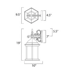 Builder Outdoor Downlight Wall Light 12 Builder Outdoor Downlight Wall Light -City Lights Store maxim lighting builder outdoor downlight wall light line drawing 02 b6cfd038 eed0 4076 8830 68520b96aed0