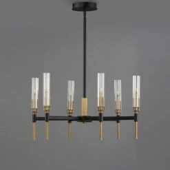 Flambeau LED Chandelier -City Lights Store maxim lighting flambeau led chandelier 07