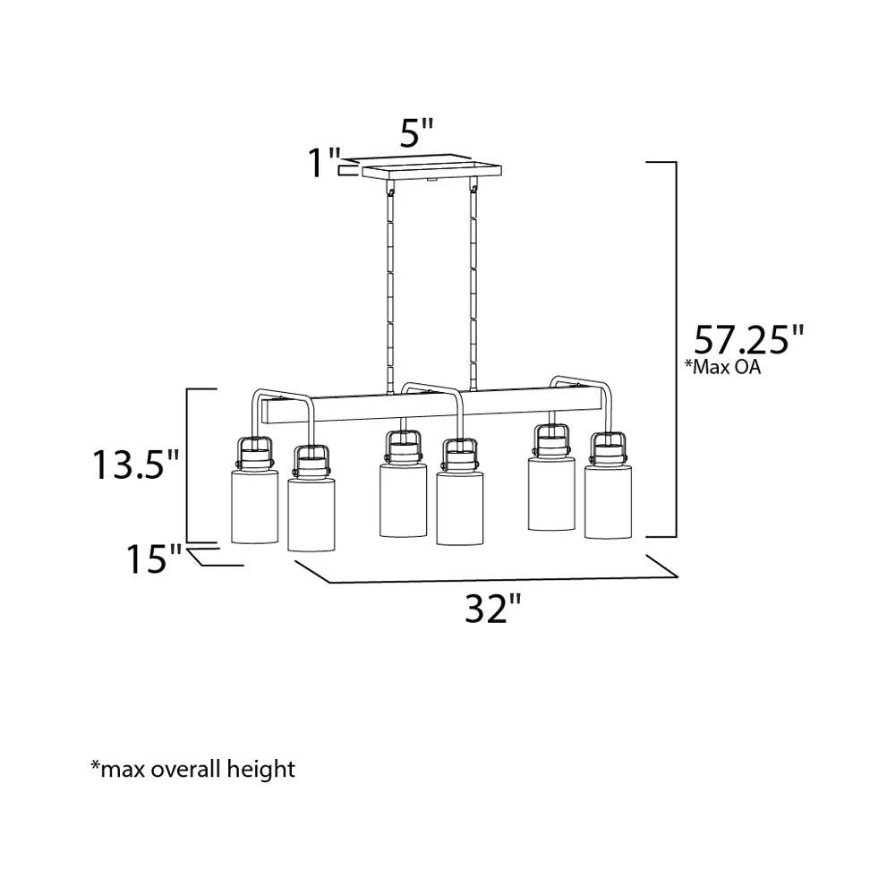 Magnolia Linear Pendant Light 13 Magnolia Linear Pendant Light - Image 11