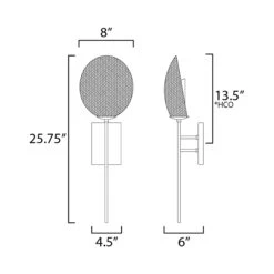 Maldives Wall Light -City Lights Store maxim lighting maldives wall light line drawing 2a8285de 58cc 4fca 8052 428392056f03