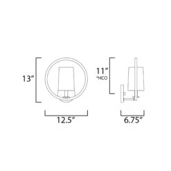 Meridian Wall Light -City Lights Store maxim lighting meridian wall light line drawing a8af1ecf 9bd1 4b7d 8764 adb2ec5237ca