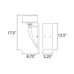 Metro Wall Light -City Lights Store maxim lighting metro wall light line drawing f4271bbc e146 4d2d bf93 3c2071edd09c