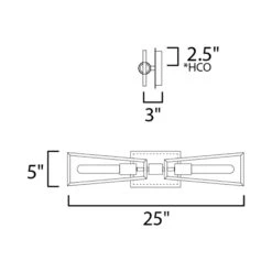 Wings Wall Light -City Lights Store maxim lighting wings wall light line drawing 02