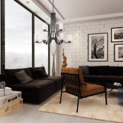 Parsons Studio Chandelier -City Lights Store minka lavery parsons studio chandelier lifestyle 02 eb23ec8f 4ad3 490c 8ee5 3626be66938d