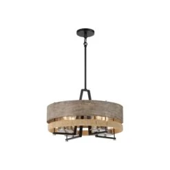 Silver Creek Drum Pendant Light