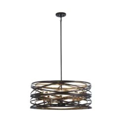 Vortic Flow Drum Pendant Light -City Lights Store minka lavery vortic flow drum pendant light 02