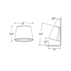 Mod Indoor/Outdoor LED Wall Light -City Lights Store mod led outdoor wall light line drawing