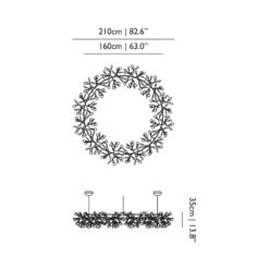 Heracleum III The Big O LED Pendant Light -City Lights Store moooi heracleum iii the big o led pendant light line drawing 02 37e2b2ea 9b67 4893 9fc5 36a0994e413a