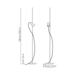 Onfa Floor Lamp -City Lights Store nomon onfa floor lamp line drawing 00bc6e8e 6839 472a 9ac7 fda5c7f01095