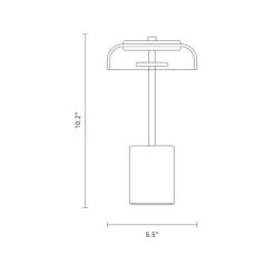 Blossi LED Mini Portable Table Lamp 27 Blossi LED Mini Portable Table Lamp -City Lights Store nuura blossi led mini portable table lamp line drawing e1396e61 1597 485e b3c5 613322488554