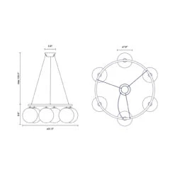 Miira Circular Chandelier 32 Miira Circular Chandelier -City Lights Store nuura miira circular chandelier line drawing 02 85687657 bb03 4e87 a3c6 1ebf4d295f36