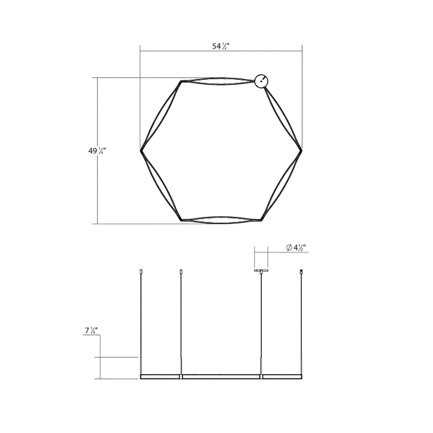 Ola™ LED Linear Pendant Light 13 Ola™ LED Linear Pendant Light - Image 11