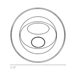 Bora LED Wall Light -City Lights Store original btc bora led wall light line drawing d3a43374 6e0f 48f8 93ed 80511b18f305