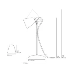 Circle Line Table Lamp -City Lights Store original btc circle line table lamp line drawing 01 33311608 a7bf 4e2b a72a ec6a91c08415