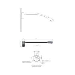 Jet Stream LED Wall Light -City Lights Store original btc jet stream led wall light line drawing 0e91339c b594 45bb 94a8 d5cdb7af14c9