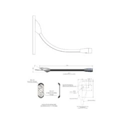 Jet Stream Surface Mount LED Wall Light -City Lights Store original btc jet stream surface mount led wall light line drawing 1449ed3f 8161 42c7 bd48 334d8bdc7129
