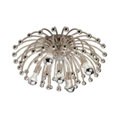 Anemone Flush Mount Ceiling Light -City Lights Store robert abbey anemone flush mount ceiling light 02