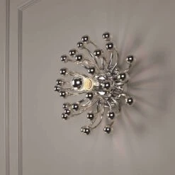 Anemone Flush Mount Ceiling Light -City Lights Store robert abbey anemone flush mount ceiling light 06