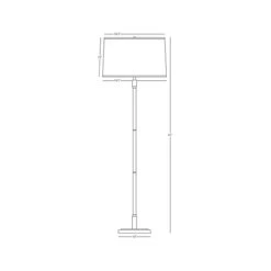 Bandit Floor Lamp 9 Bandit Floor Lamp -City Lights Store robert abbey bandit floor lamp line drawing