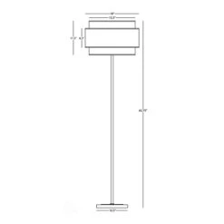 Decker Floor Lamp 33 Decker Floor Lamp -City Lights Store robert abbey decker floor lamp line drawing