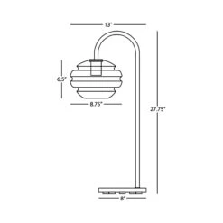 Horizon Table Lamp 15 Horizon Table Lamp -City Lights Store robert abbey horizon table lamp line drawing