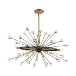 Ariel Oval Chandelier -City Lights Store savoy house ariel oval chandelier 04