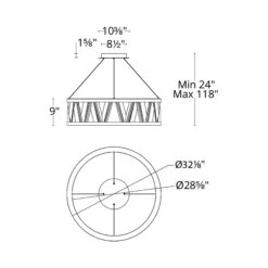 Corinth LED Pendant Light 15 Corinth LED Pendant Light -City Lights Store schonbek corinth led pendant light line drawing