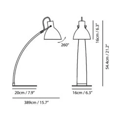 Laito Table Lamp -City Lights Store seed design laito table lamp line drawing