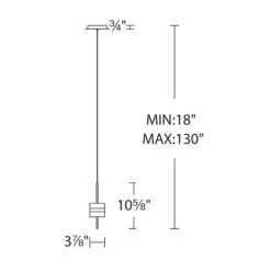 Smore LED Mini Pendant Light -City Lights Store smore led mini pendant light line drawing