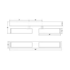Haim Aimable LED Double Flush Mount Ceiling Light -City Lights Store sonneman haim aimable led double flush mount ceiling light line drawing cbcb3f60 6074 4bb7 b20e a2a1ea3abf37