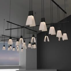 Suspenders® Zig Zag LED Pendant Light With Wings Luminaires -City Lights Store sonneman lighting suspenders zig zag led pendant light with wings luminaires lifestyle 01 9eb0aa56 2c9a 43e3 a6ec a3ca68345246