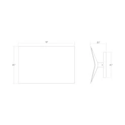 Turo LED Wall Light -City Lights Store sonneman lighting turo led wall light line drawing 02 026e2cf3 1719 421c ab01 14ab877b0217