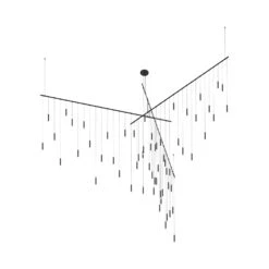 Suspenders® Freeform Tri-Bar LED Pendant Light