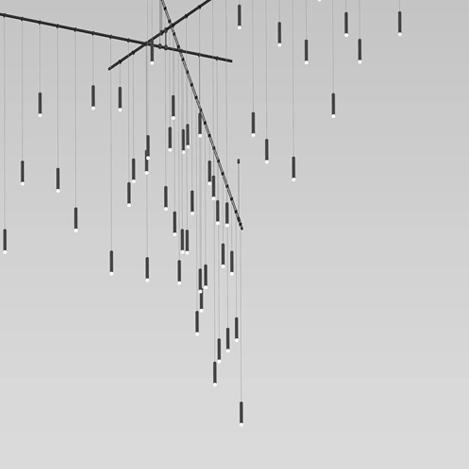 Suspenders® Freeform Tri-Bar LED Pendant Light 6 Suspenders® Freeform Tri-Bar LED Pendant Light - Image 4