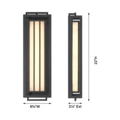 Eastly Outdoor LED Wall Light -City Lights Store the great outdoors eastly outdoor led wall light line drawing 02 657e3b9b 8670 47f6 9b4a f7129b352d8e