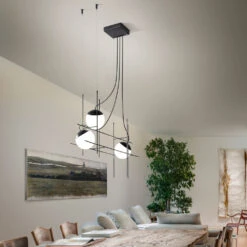 Plot Frame LED Pendant Light -City Lights Store vistosi plot frame led pendant light lifestyle 01 2298812e 395d 4bd5 98be 7147eab8ae46