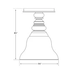 Boston Flush Mount Ceiling Light 17 Boston Flush Mount Ceiling Light -City Lights Store visual comfort boston flush mount ceiling light line drawing