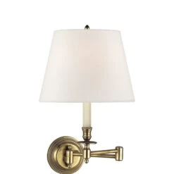 Candlestick Swing Arm Wall Light -City Lights Store visual comfort candlestick swing arm wall light 14