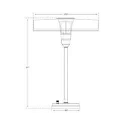 Carlo Table Lamp -City Lights Store visual comfort carlo table lamp line drawing