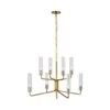 Casoria Two-Tier Chandelier -City Lights Store visual comfort casoria two tier led chandelier 01a