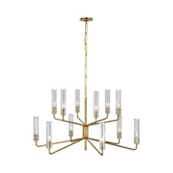 Casoria Two-Tier Chandelier -City Lights Store visual comfort casoria two tier led chandelier 03
