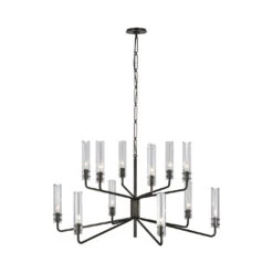 Casoria Two-Tier Chandelier -City Lights Store visual comfort casoria two tier led chandelier 04 n