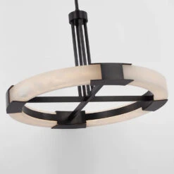 Covet Ring LED Chandelier -City Lights Store visual comfort covet ring led chandelier 17