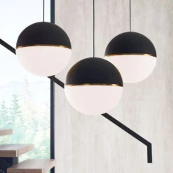 Akova Grande Pendant Light -City Lights Store visual comfort modern akova grande pendant light lifestyle 05 08f13b0e 6628 479f a61d 75d183bed6de