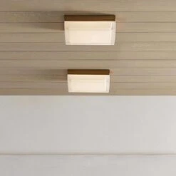 Boxie LED Flush Mount Ceiling Light -City Lights Store visual comfort modern boxie led flush mount ceiling light lifestyle 06 166910be 4fc6 4cd7 a3cf c852fa9fba06