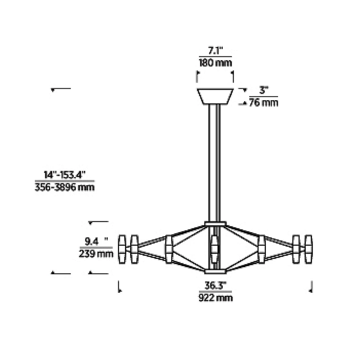 Lassell LED Chandelier 11 Lassell LED Chandelier - Image 9
