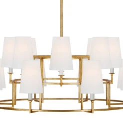 Modica Ring Chandelier -City Lights Store visual comfort modica ring led chandelier 03