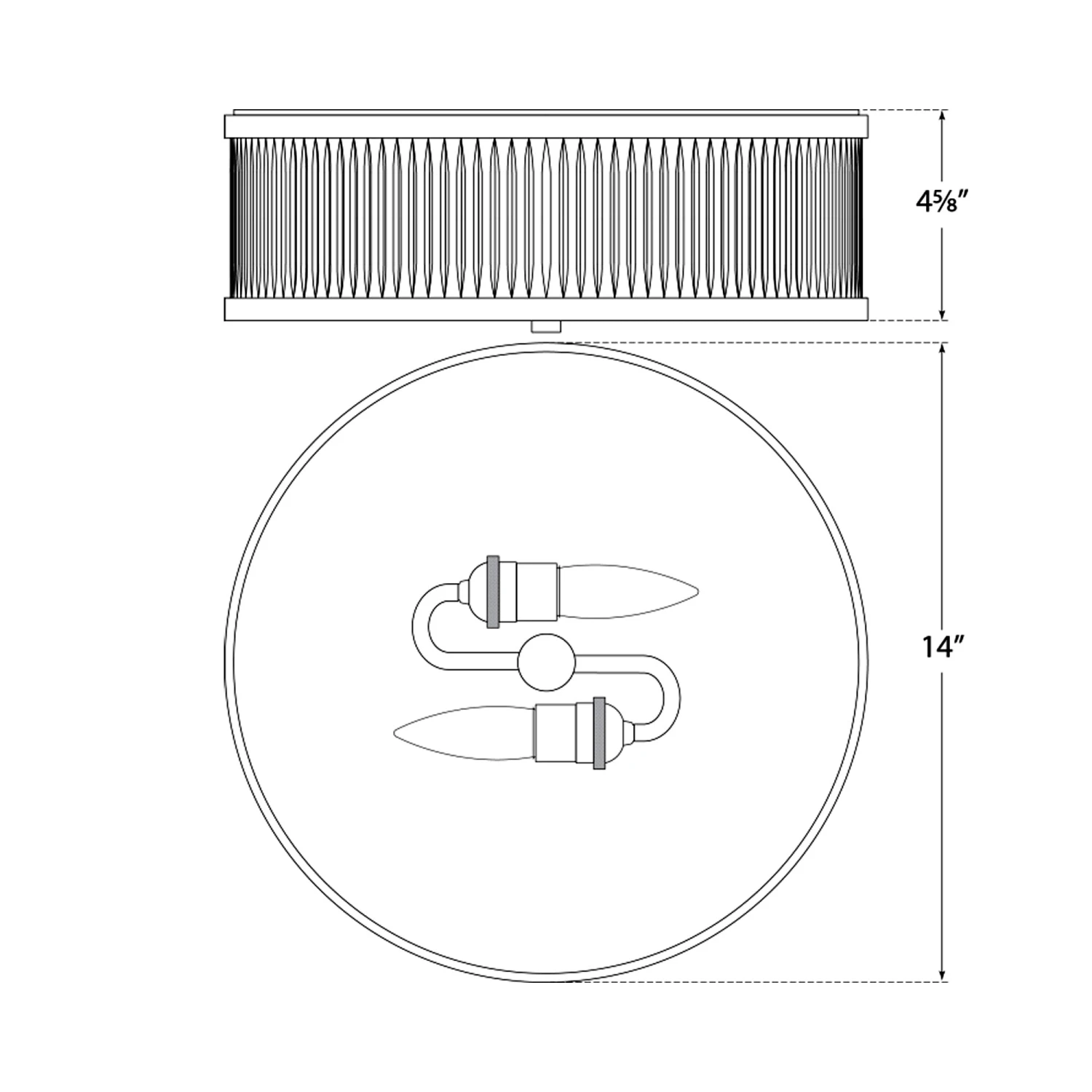Randolph Flush Mount Ceiling Light 7 Randolph Flush Mount Ceiling Light - Image 5