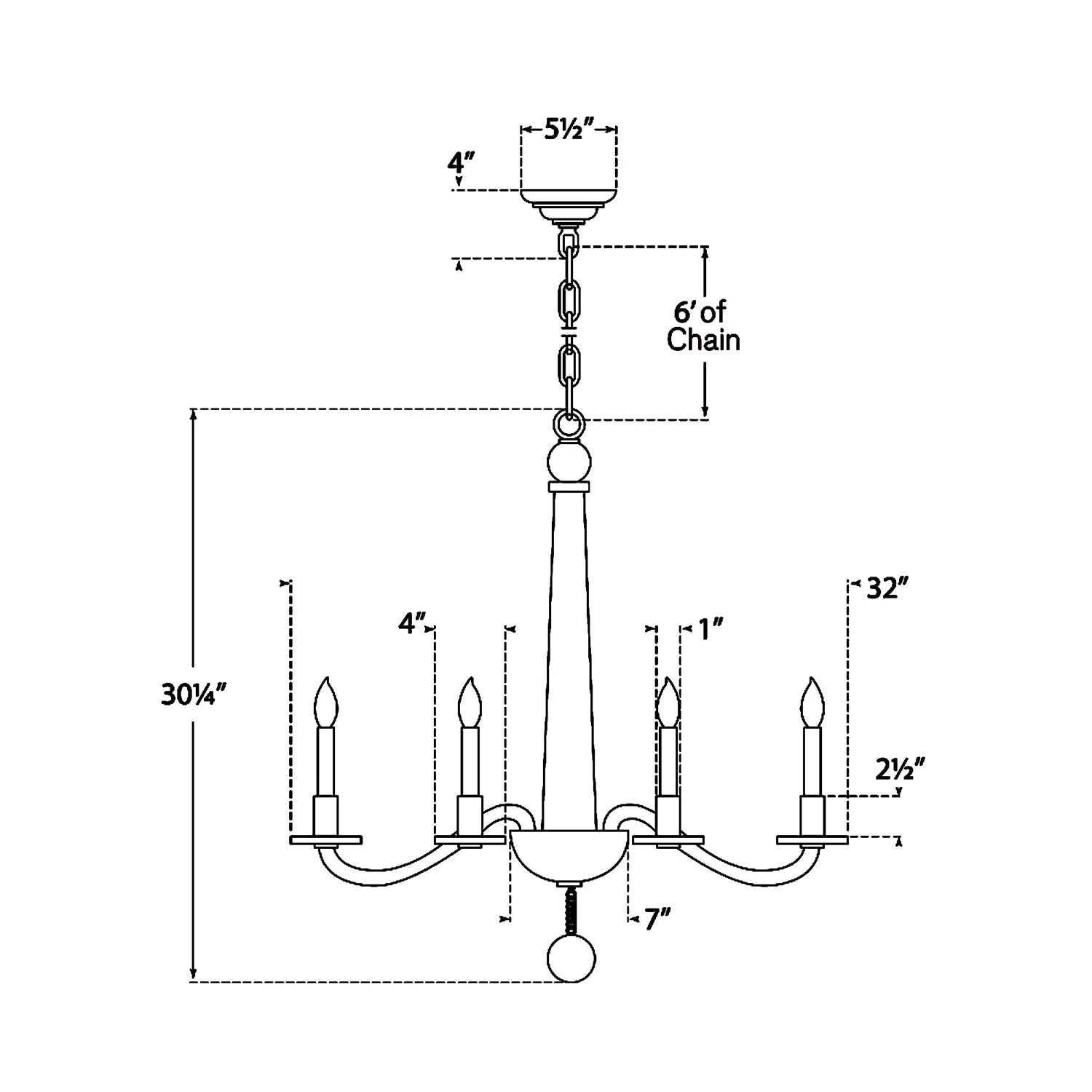 Robinson Chandelier 6 Robinson Chandelier - Image 4