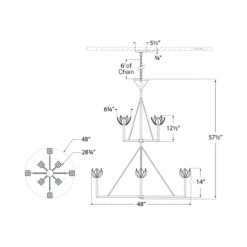 Alberto Chandelier -City Lights Store visual comfort signature alberto chandelier line drawing 04 0913 92eb4cea 782e 4f05 bd19 febce7a8bbdf